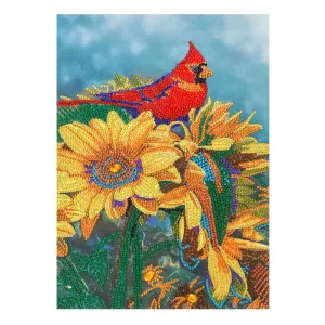 Cardinal-Special Shaped Crystal Diamond Painting-30*40cm