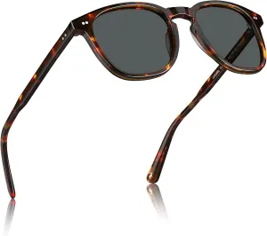 CARFIA Acetate Polarized Sunglasses for Men UV Protection Hand-Crafted Frame CA5285L