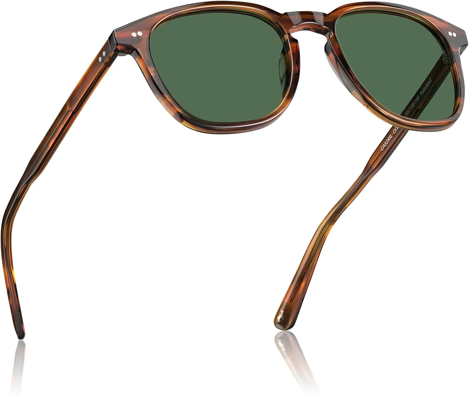 CARFIA Acetate Polarized Sunglasses for Men UV Protection Hand-Crafted Frame CA5285L