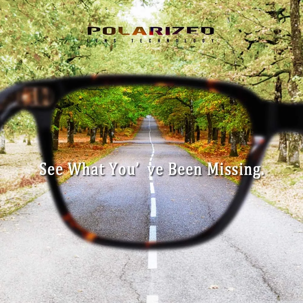 CARFIA Polarized Men's Sunglasses UV400 Protection for Driving Fishing Hiking Golf Outdoor Sport Glasses