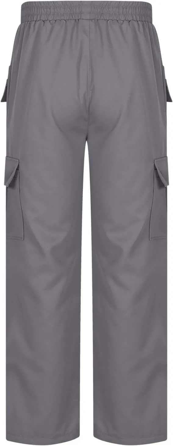 Cargo Pants for Men Casual Sports Pants with Pockets Joggers Athletic Workout Relaxed Fit Trousers Trendy 2024