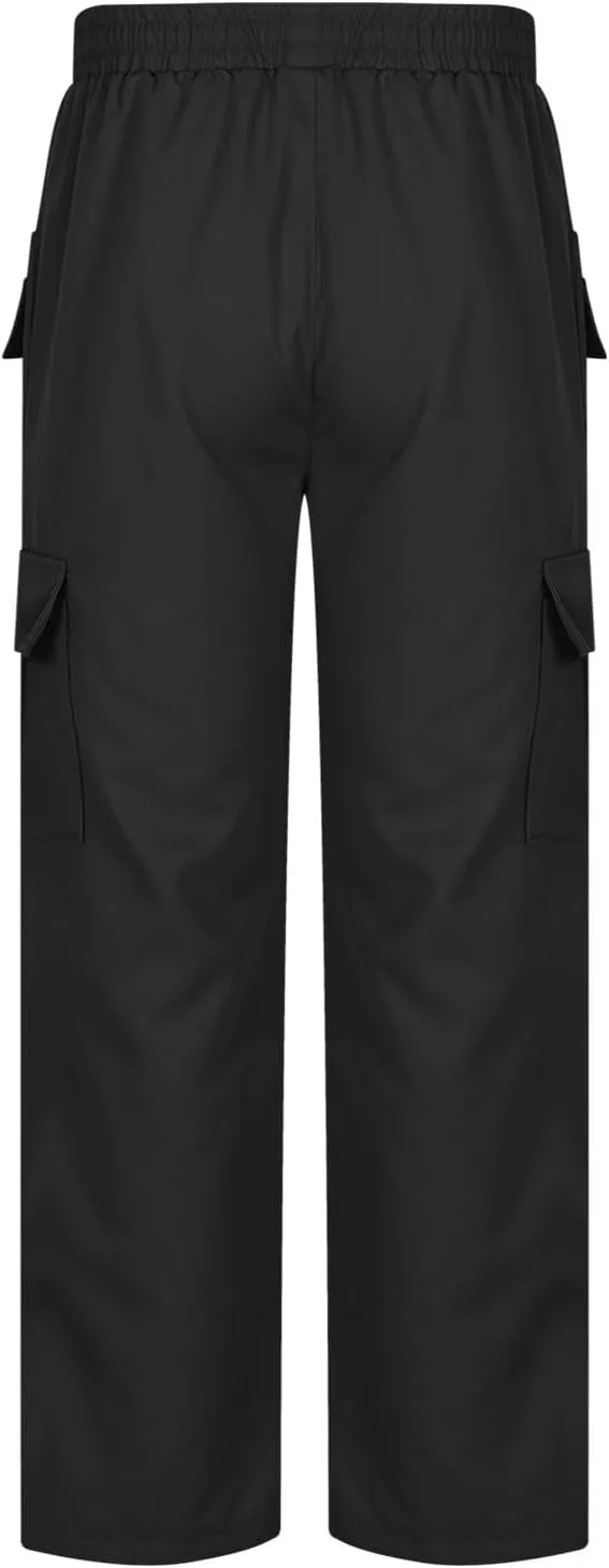 Cargo Pants for Men Casual Sports Pants with Pockets Joggers Athletic Workout Relaxed Fit Trousers Trendy 2024