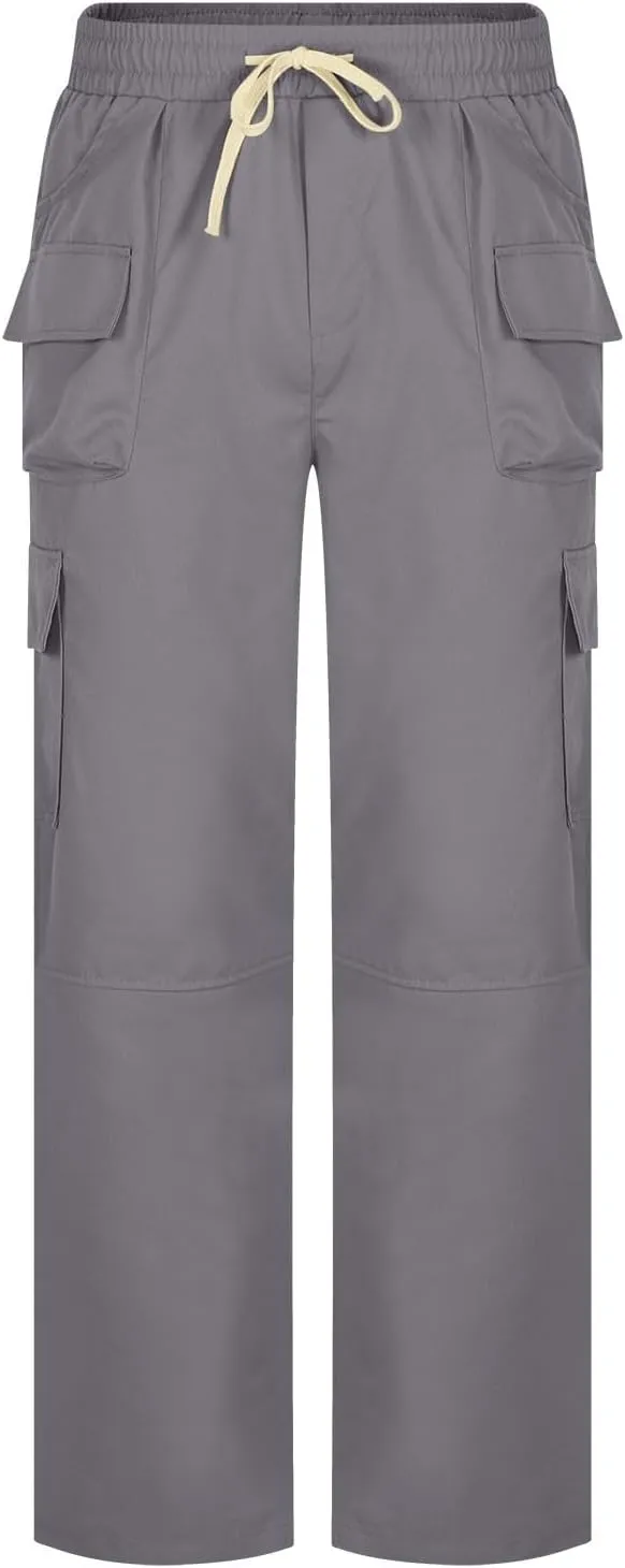 Cargo Pants for Men Casual Sports Pants with Pockets Joggers Athletic Workout Relaxed Fit Trousers Trendy 2024