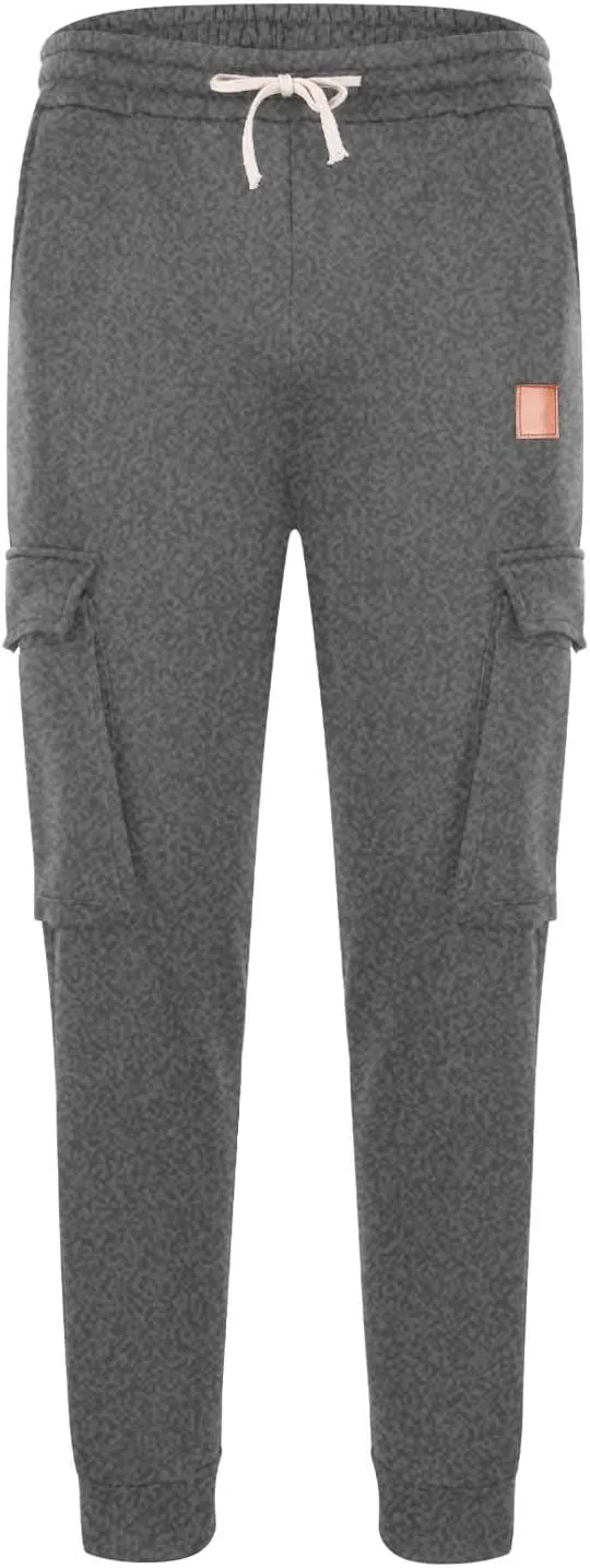Cargo Pants for Men Elastic Waist Drawstring Sports Pants Multiple Pockets Joggers Athletic Workout Relaxed Fit