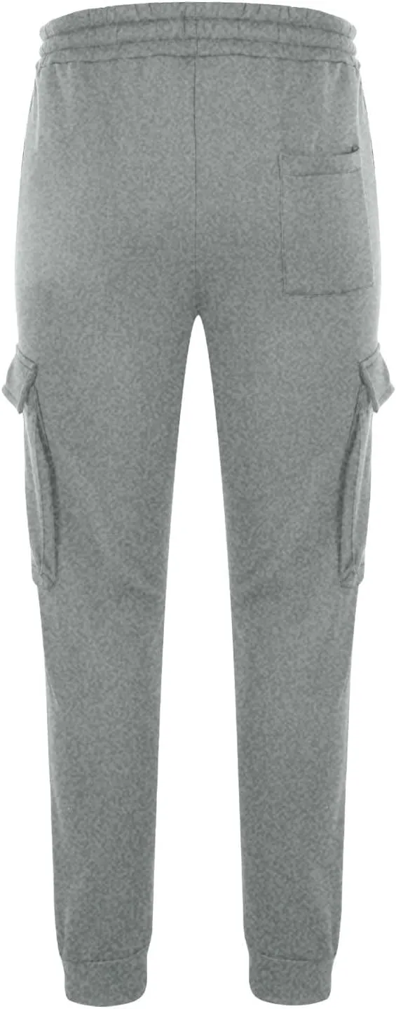 Cargo Pants for Men Elastic Waist Drawstring Sports Pants Multiple Pockets Joggers Athletic Workout Relaxed Fit