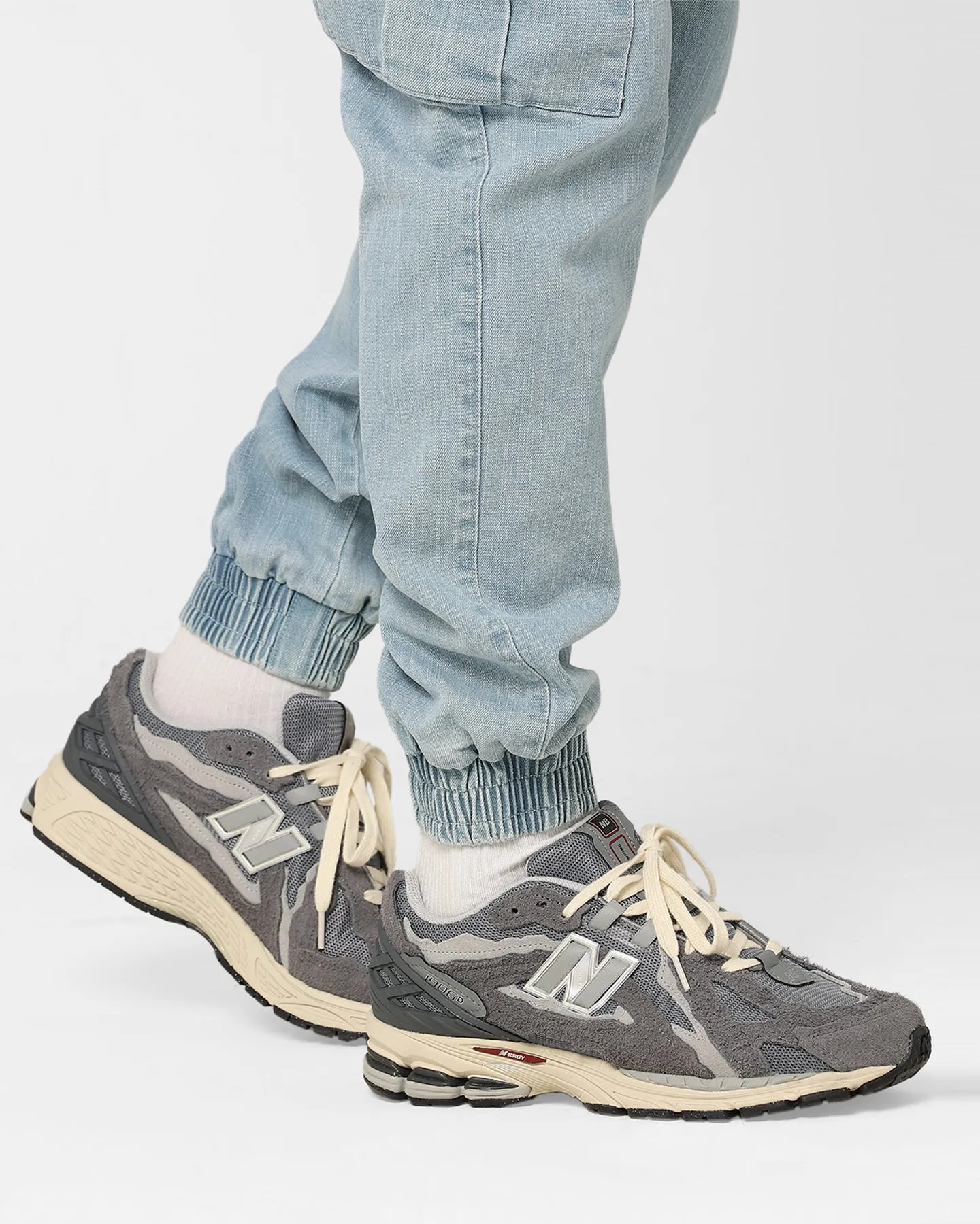 Carre Denim Base Cargo Jogger Superwash Blue