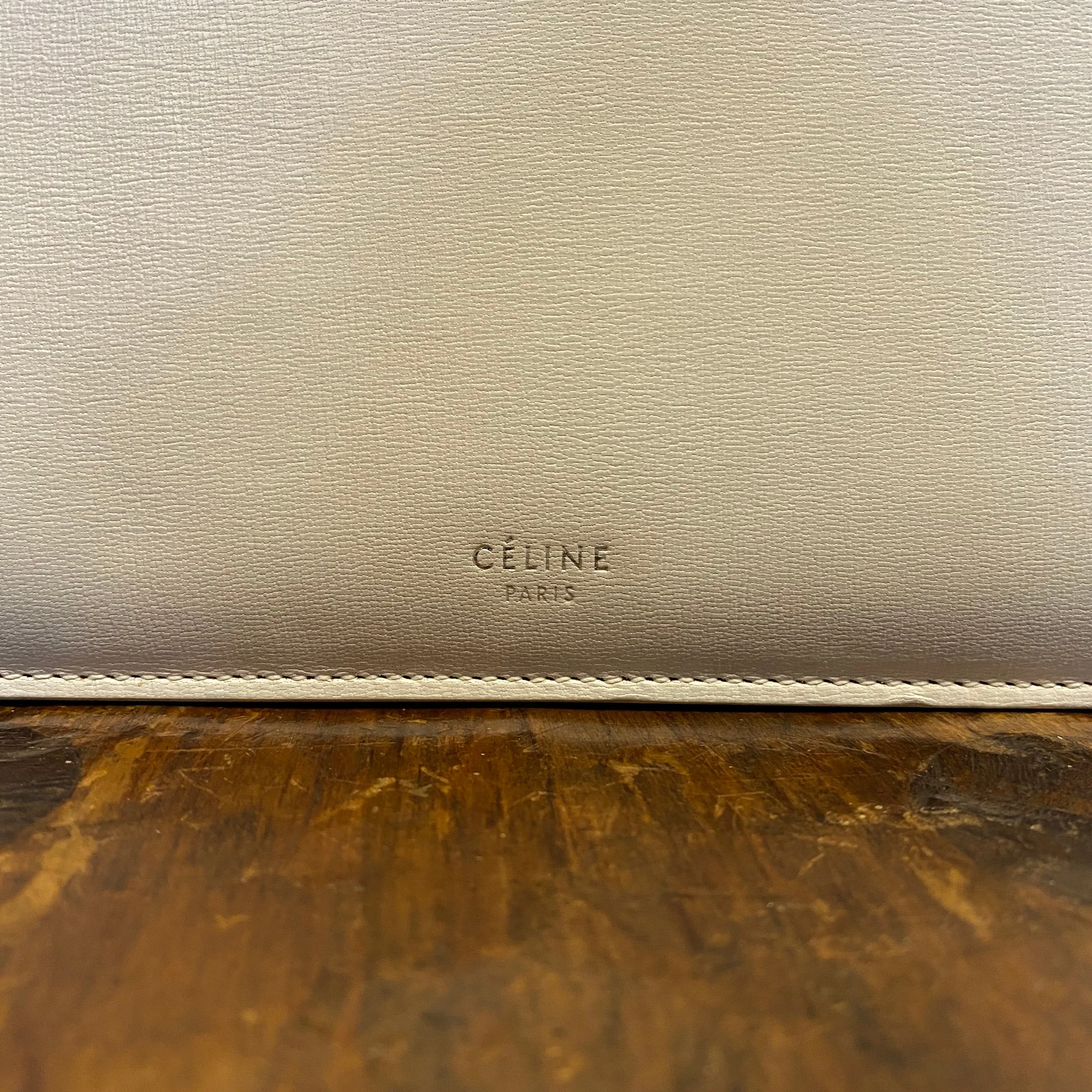 CELINE 2019 Boxy leather handbag
