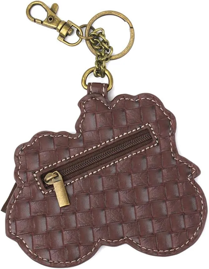 Chala Handbags Patchwork Crossbody Canvas Messenger Bags with Faux Leather Animal Coin Purse