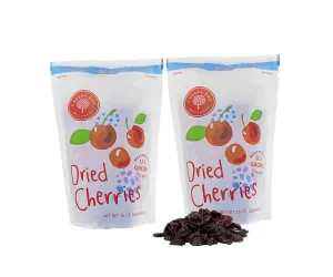 Cherry Bay Orchards - Dried Montmorency Tart Cherries - Pack of Two 16 oz Bags (32oz Total) - 100% Domestic, Natural, Kosher Certified, Gluten-Free, and GMO Free - Packed in a Resealable Pouch