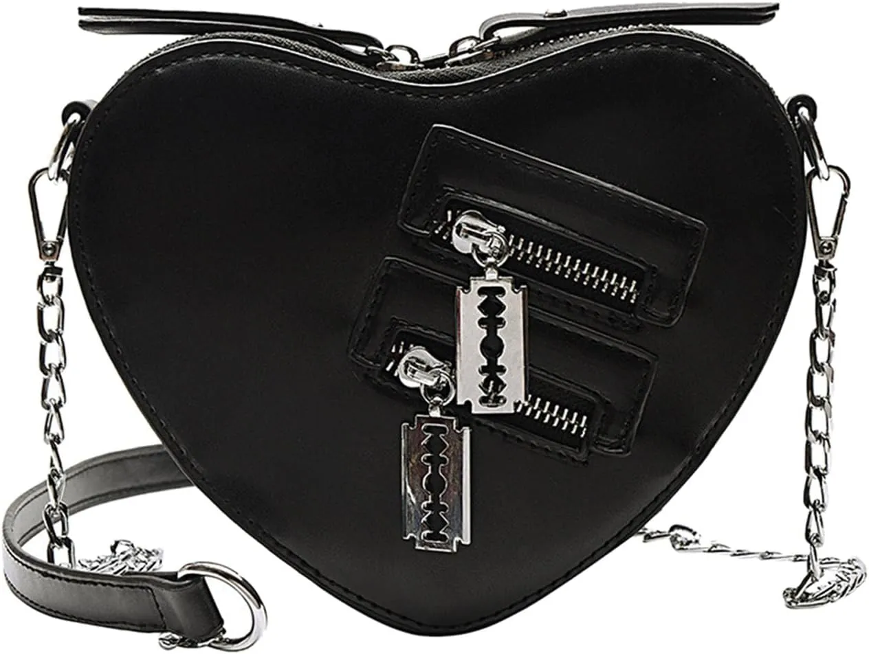 Chic Crossbody Purse with Customizable Strap, Midnight Black