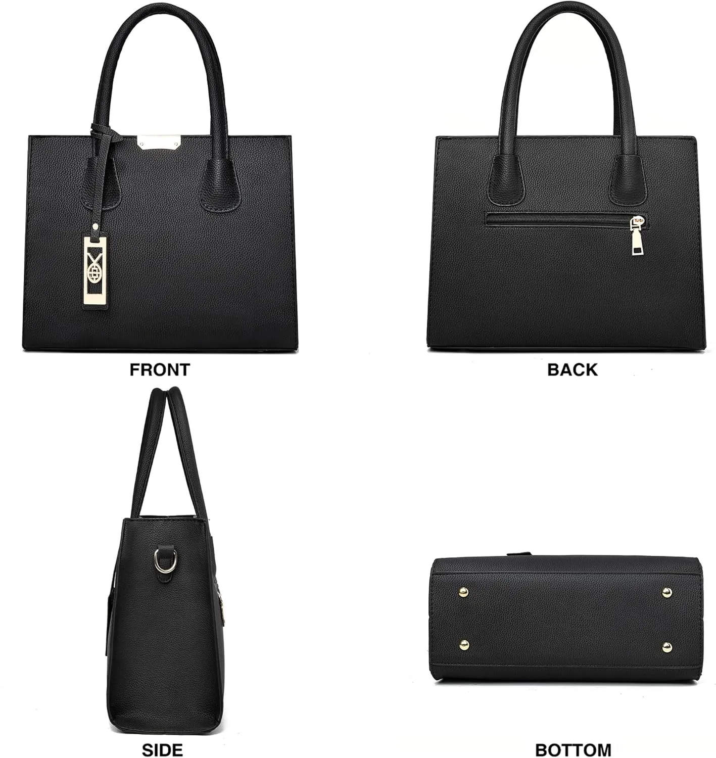 CHICAROUSAL Crossbody Purses and Handbags for Women PU Leather Tote Shoulder Bags Top Handle Satchel