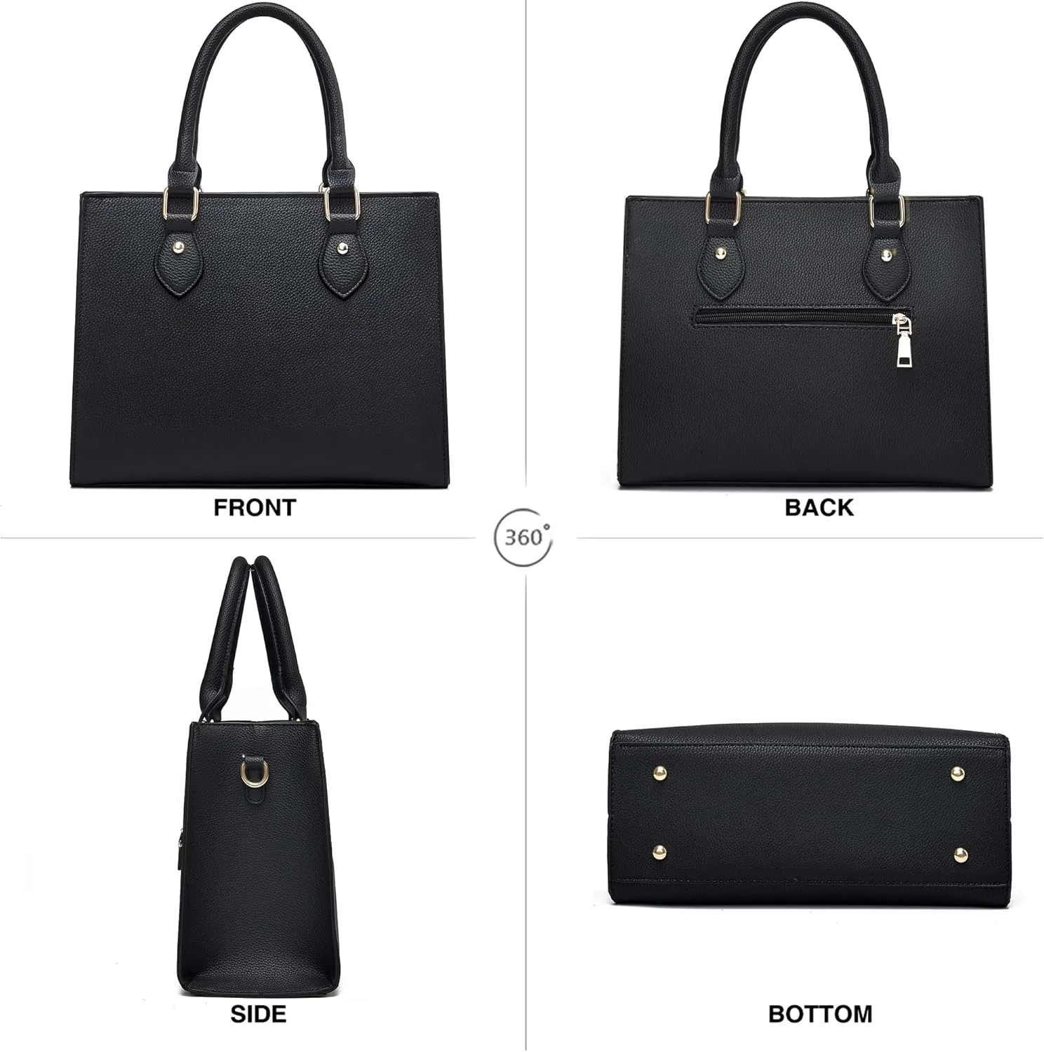 CHICAROUSAL Crossbody Purses and Handbags for Women PU Leather Tote Top Handle Satchel Shoulder Bags