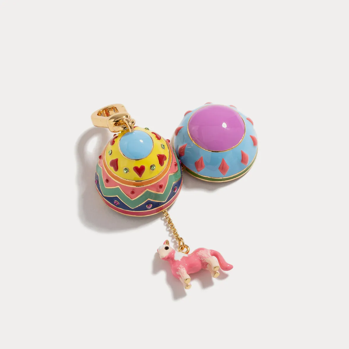 Chick Easter Egg Locket Pendant