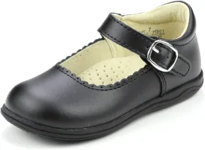 Chloe Classic Scalloped Leather Mary Jane (Toddler)