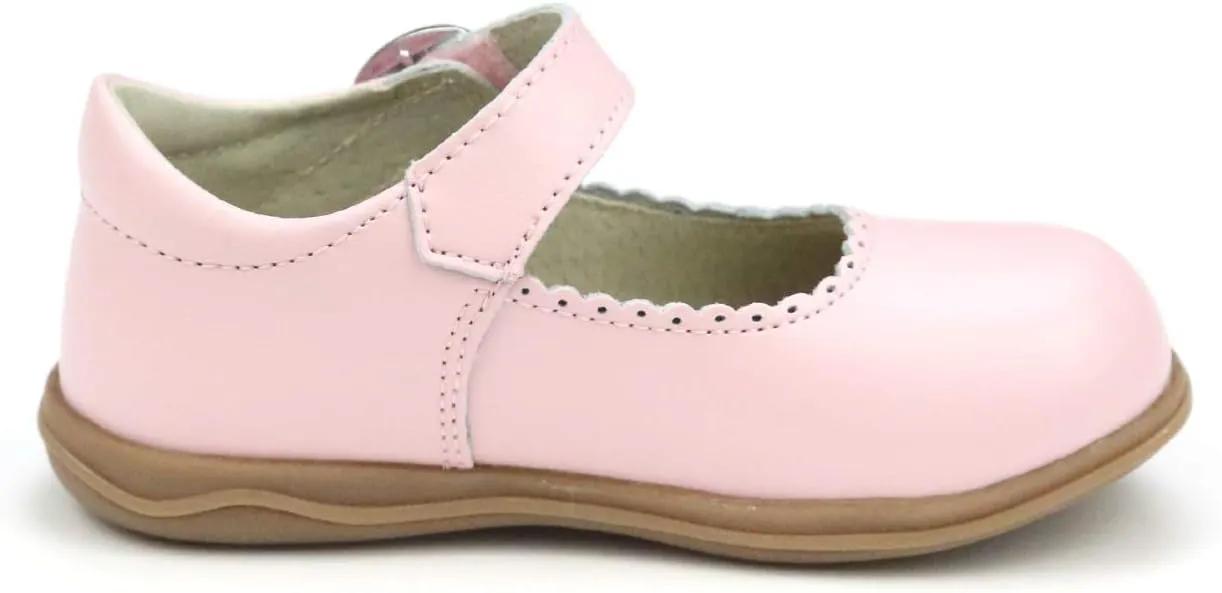 Chloe Classic Scalloped Leather Mary Jane (Toddler)