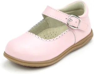 Chloe Classic Scalloped Leather Mary Jane (Toddler)