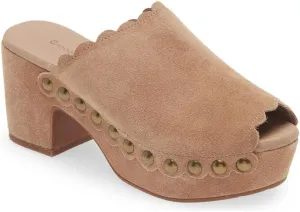 Chocolat Blu Women Shoes Genessis Scalloped Open Toe Clog