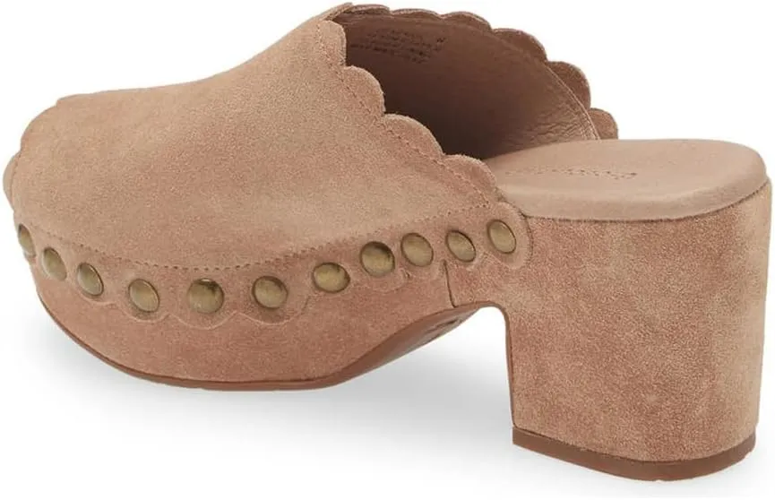 Chocolat Blu Women Shoes Genessis Scalloped Open Toe Clog
