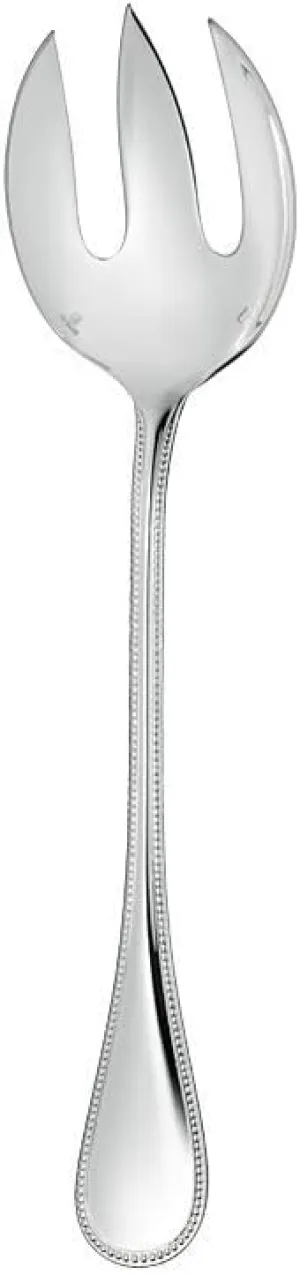 Christofle Perles Silver-Plated Salad Serving Fork #0010083