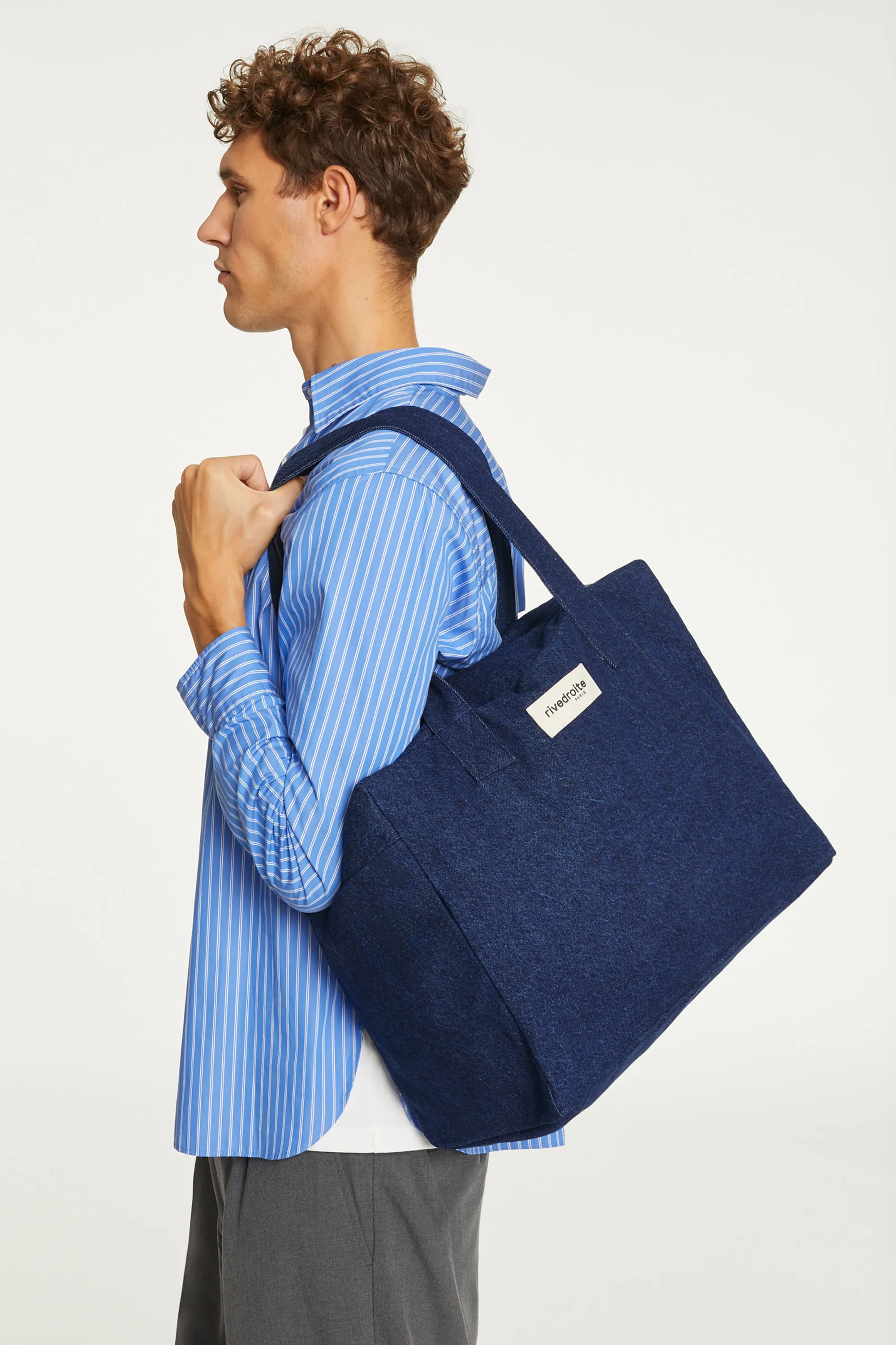 Célestins the 24-hour bag - Upcycled Raw Denim