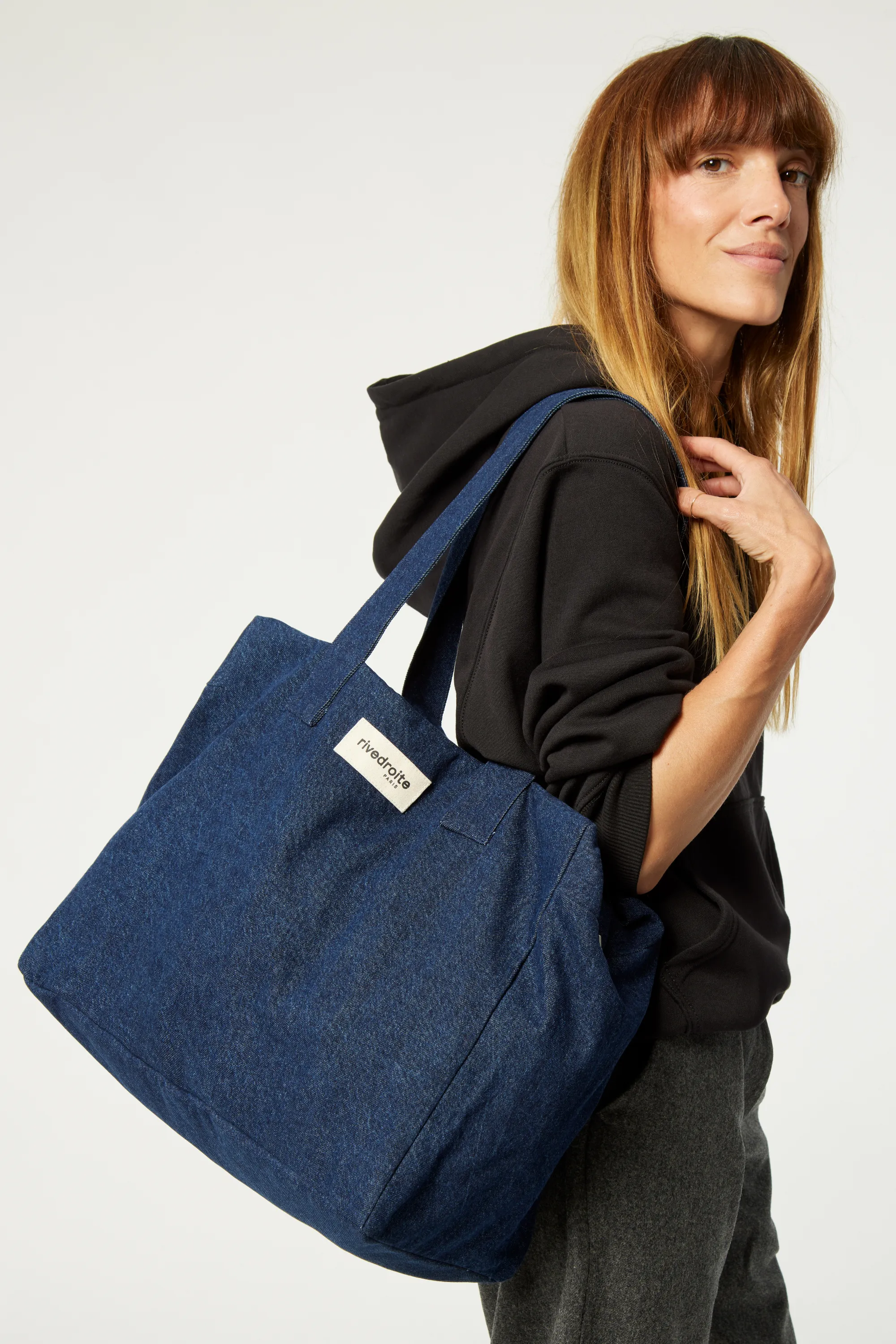 Célestins the 24-hour bag - Upcycled Raw Denim