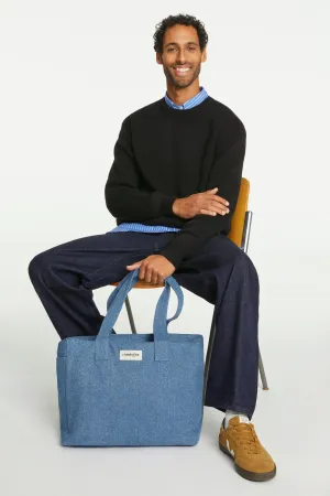 Célestins the 24-hour bag - Upcycled Stone Washed Denim