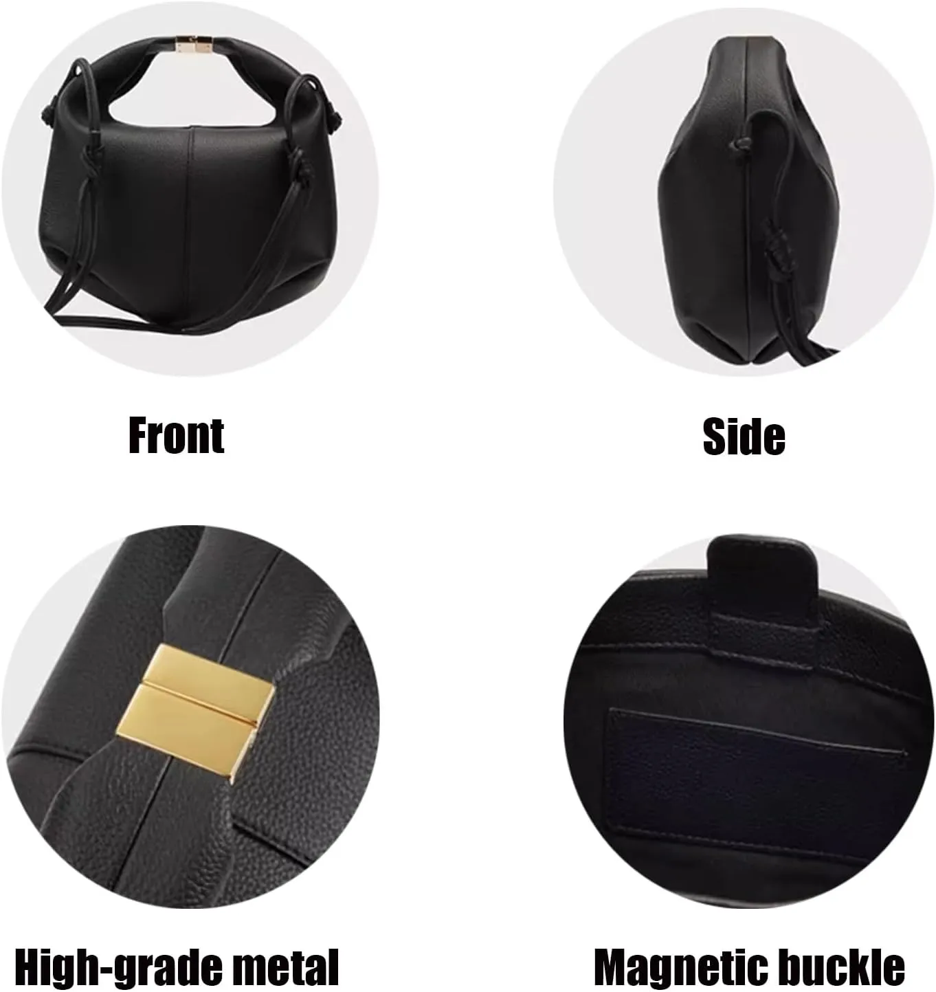 Cloud Shoulder Bag Crossbody Bags PurseTop Handle Bag Dumpling Bags Vegan Leather Satchel for Women