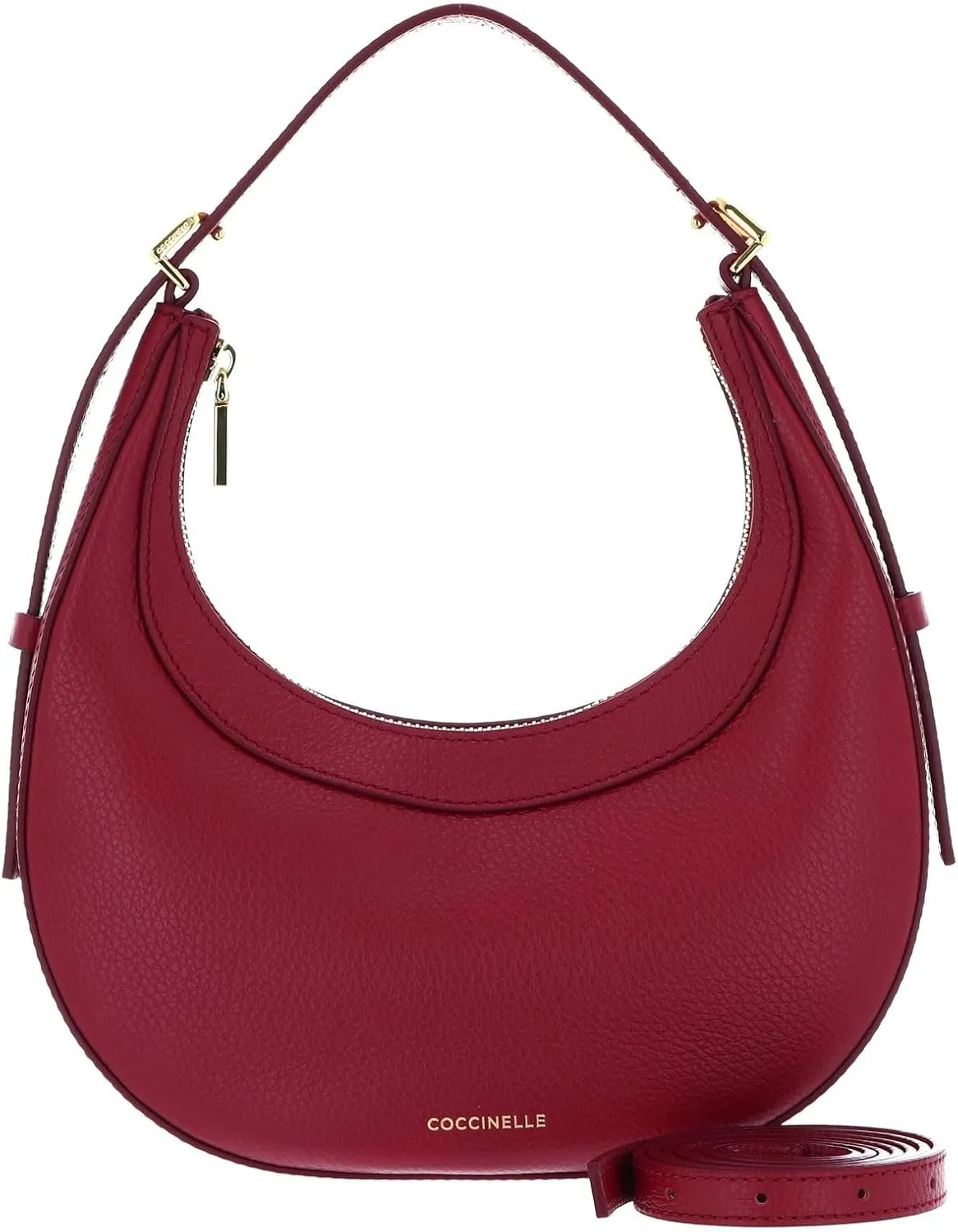 Coccinelle Red Leather Women Women's Handbag