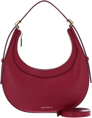 Coccinelle Red Leather Women Women's Handbag