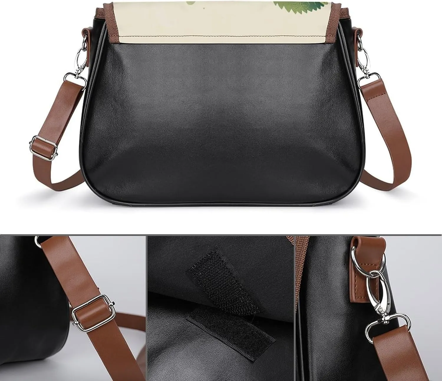 Color Dot Pattern Crossbody Bags for Women Travel Shoulder Bag Small Leather Cross Body Handbags
