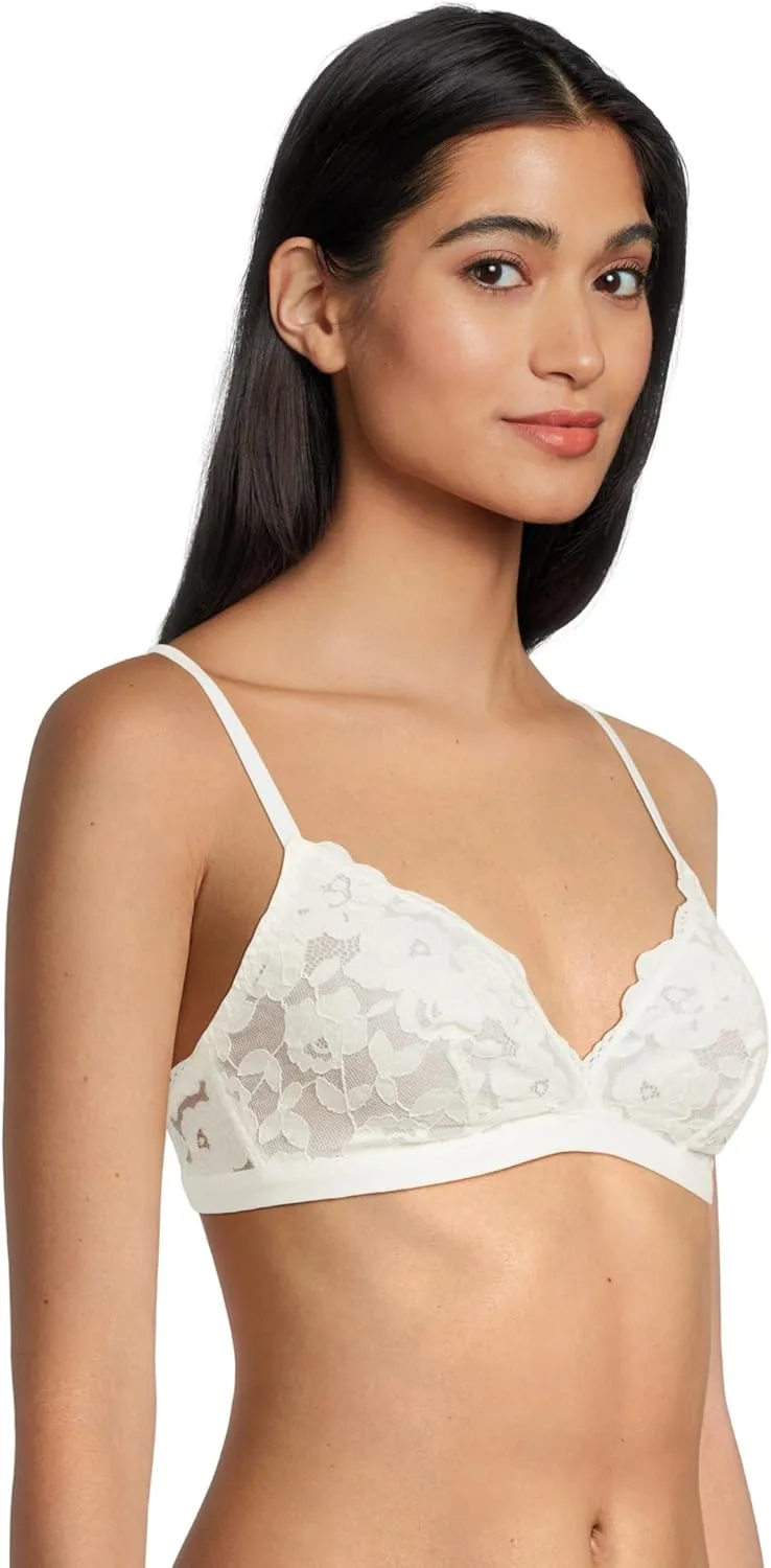 Cosabella Women's Romanza Cotton Lace Triangle Bralette