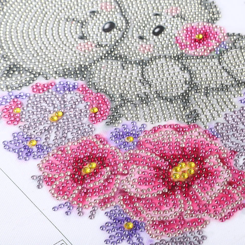 Couple Bear-Special Shaped Crystal Diamond Painting-30*40cm