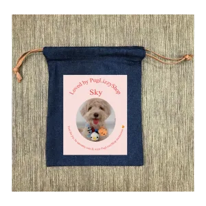 Custom Denim Drawstring Bag 103