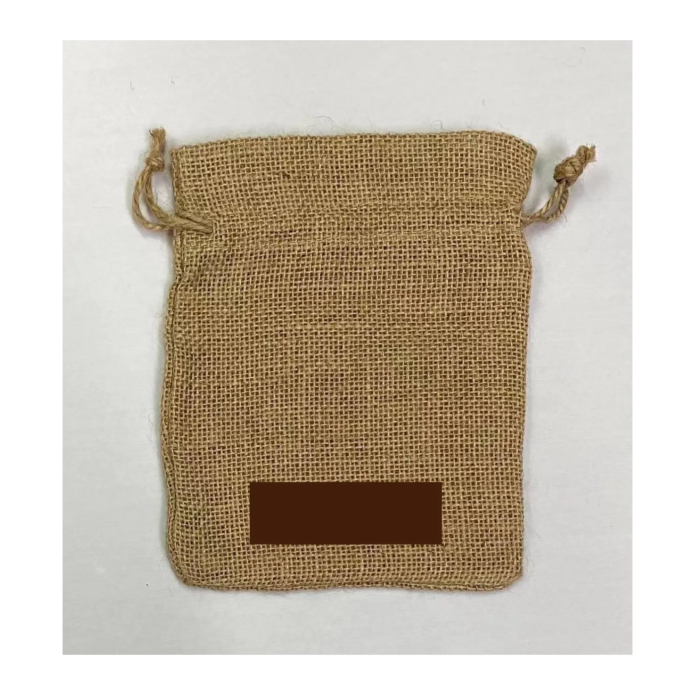 Custom Jute Drawstring Bag 202(20x30cm)