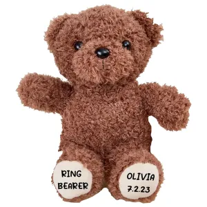 Customized Girls Flower Girl Gifts Personalized Teddy Bear Bear Plush Animal Toys Wedding Party Favors