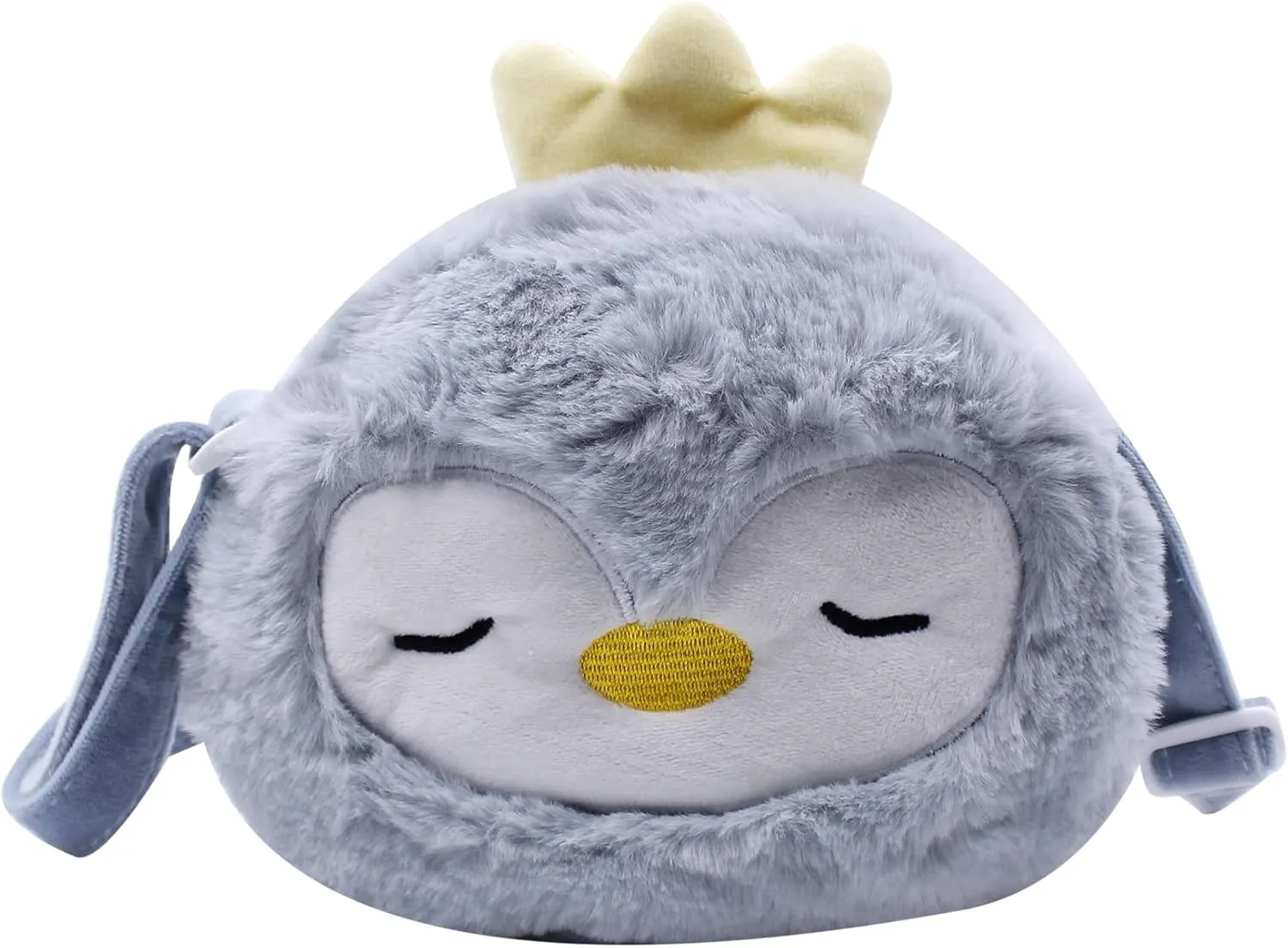 Cute Cartoon Crossbody Purse Plush Animal Shoulder Bag Messenger Bag Fluffy Satchel Handbag Purse for Girls Women
