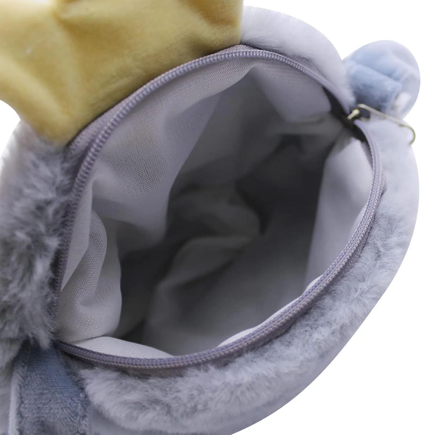 Cute Cartoon Crossbody Purse Plush Animal Shoulder Bag Messenger Bag Fluffy Satchel Handbag Purse for Girls Women