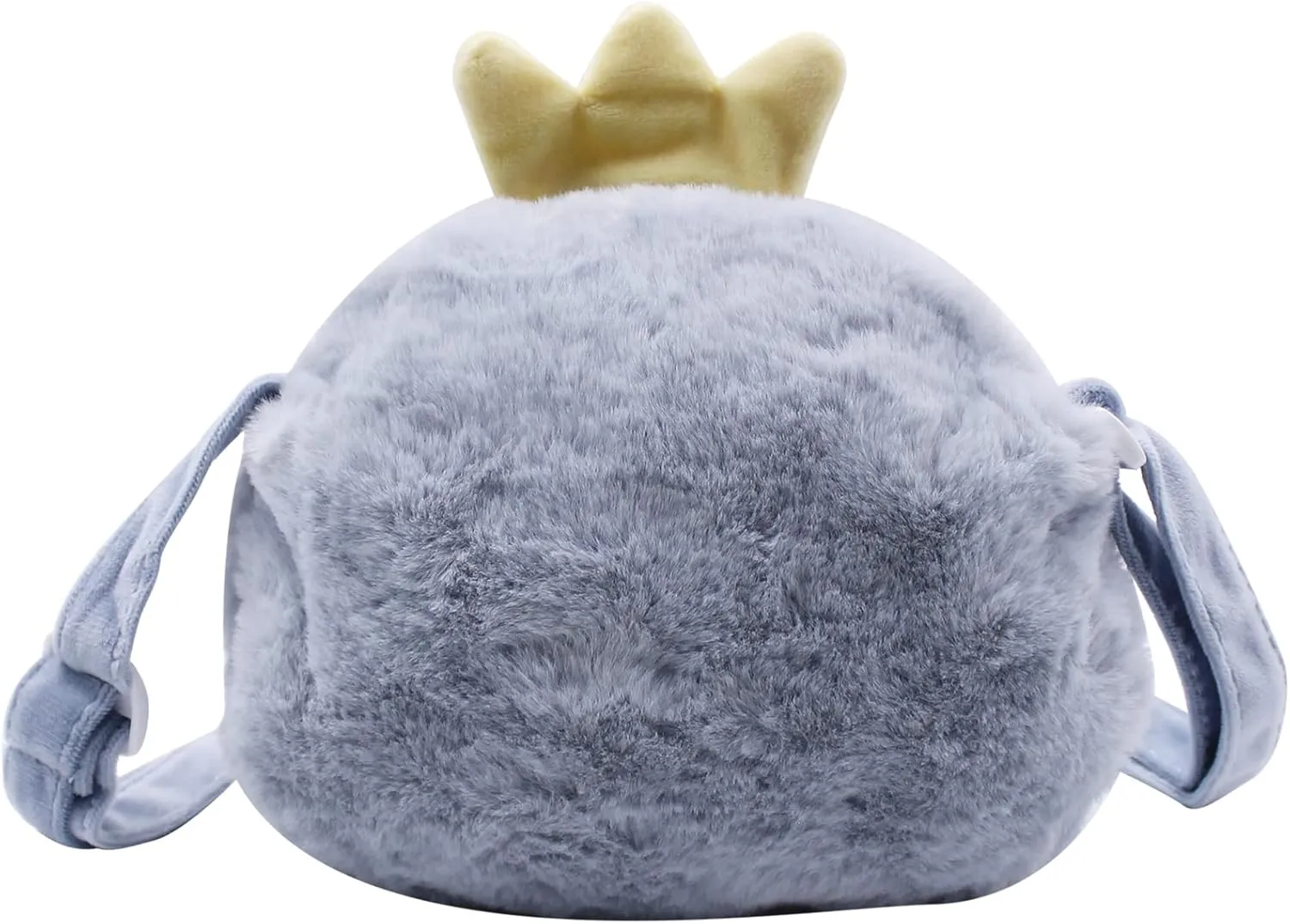 Cute Cartoon Crossbody Purse Plush Animal Shoulder Bag Messenger Bag Fluffy Satchel Handbag Purse for Girls Women