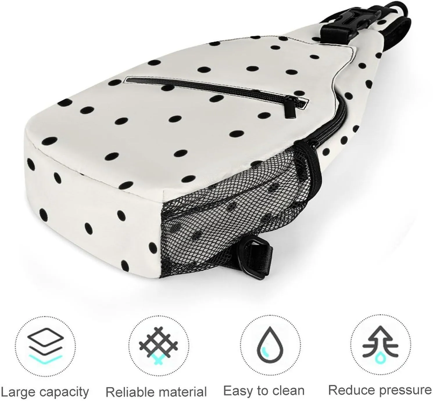 Dalmatians Pattern Versatile And Convenient Multipurpose Crossbody Bag - Perfect for Travel And Hiking