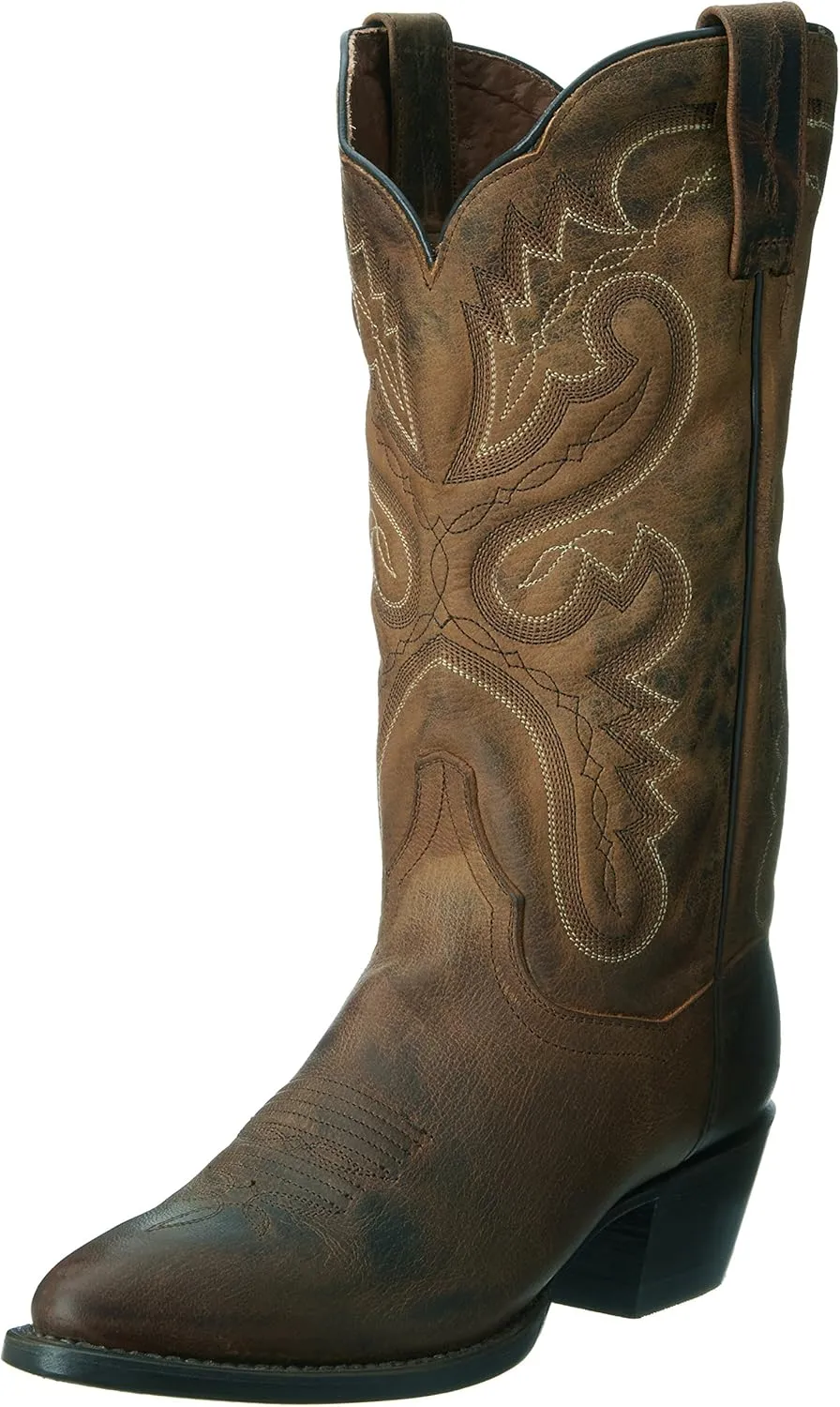 Dan Post Womens Marla Round Toe Pull On Casual Boots Mid Calf Low Heel 1-2" - Brown