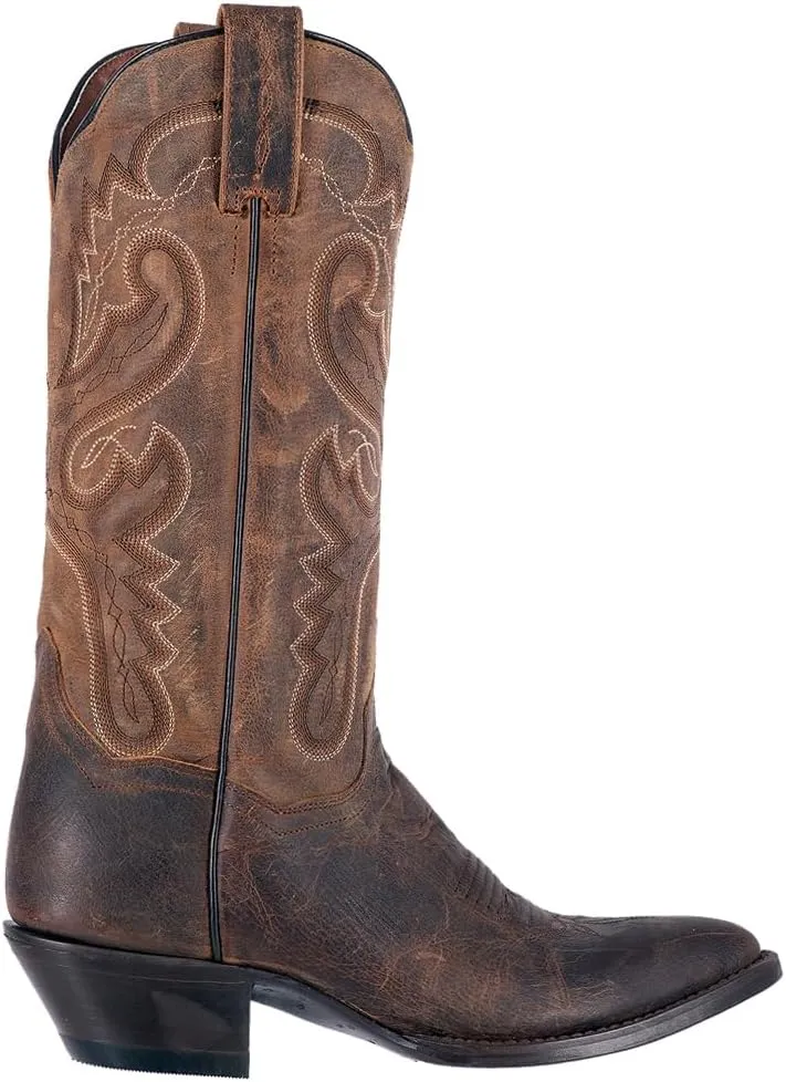 Dan Post Womens Marla Round Toe Pull On Casual Boots Mid Calf Low Heel 1-2" - Brown