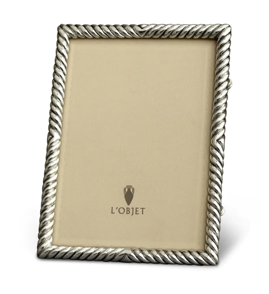 Deco Twist Platinum Frame | 8 x 10
