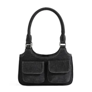 Denim Shoulder Bags Totes Satchel Handbags Purse