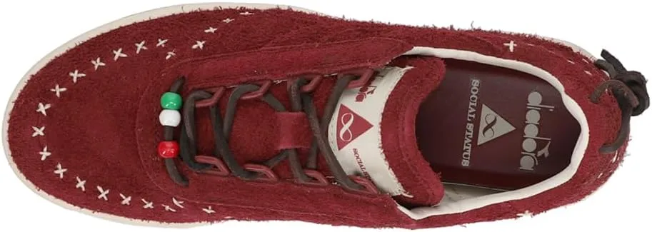 Diadora Mens B.Elite X Pic X Ss Lace Up Sneakers Shoes Casual - Red