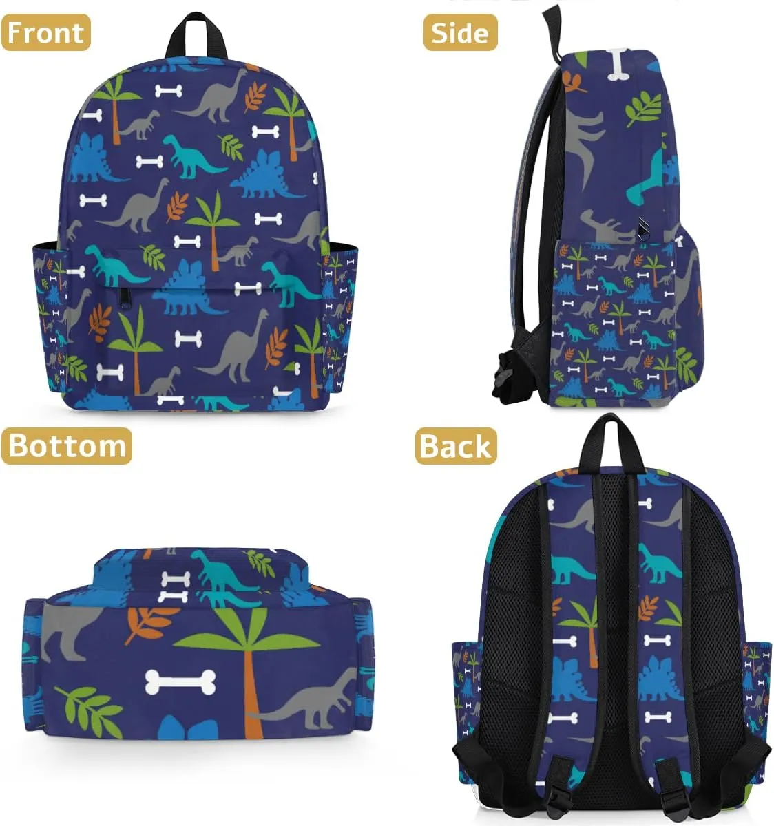 Dinosaur Toddler Backpack for Boys Preschool Kindergarten Elementary School Daypack for Kids