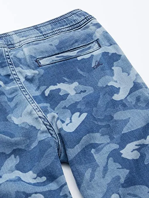 DL1961 Boys' Little Kid Toddler Jackson Stretch Jogger, Cryptic Blue, 4