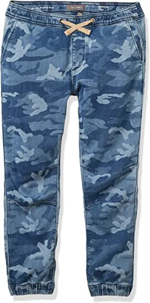 DL1961 Boys' Little Kid Toddler Jackson Stretch Jogger, Cryptic Blue, 4