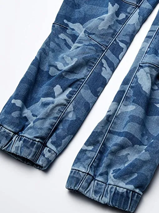 DL1961 Boys' Little Kid Toddler Jackson Stretch Jogger, Cryptic Blue, 4