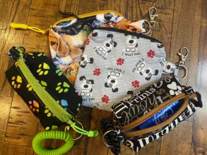 Doggy Treat and Boxy Bags- Great for walking your dog or for long trips.