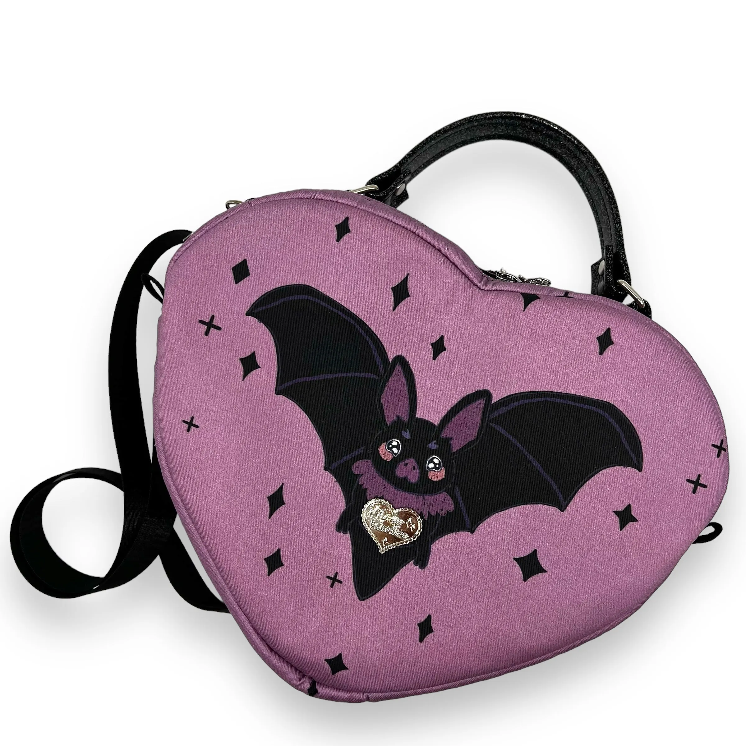 Dolly Bat Heart Bag / Dorkabrain Collaboration